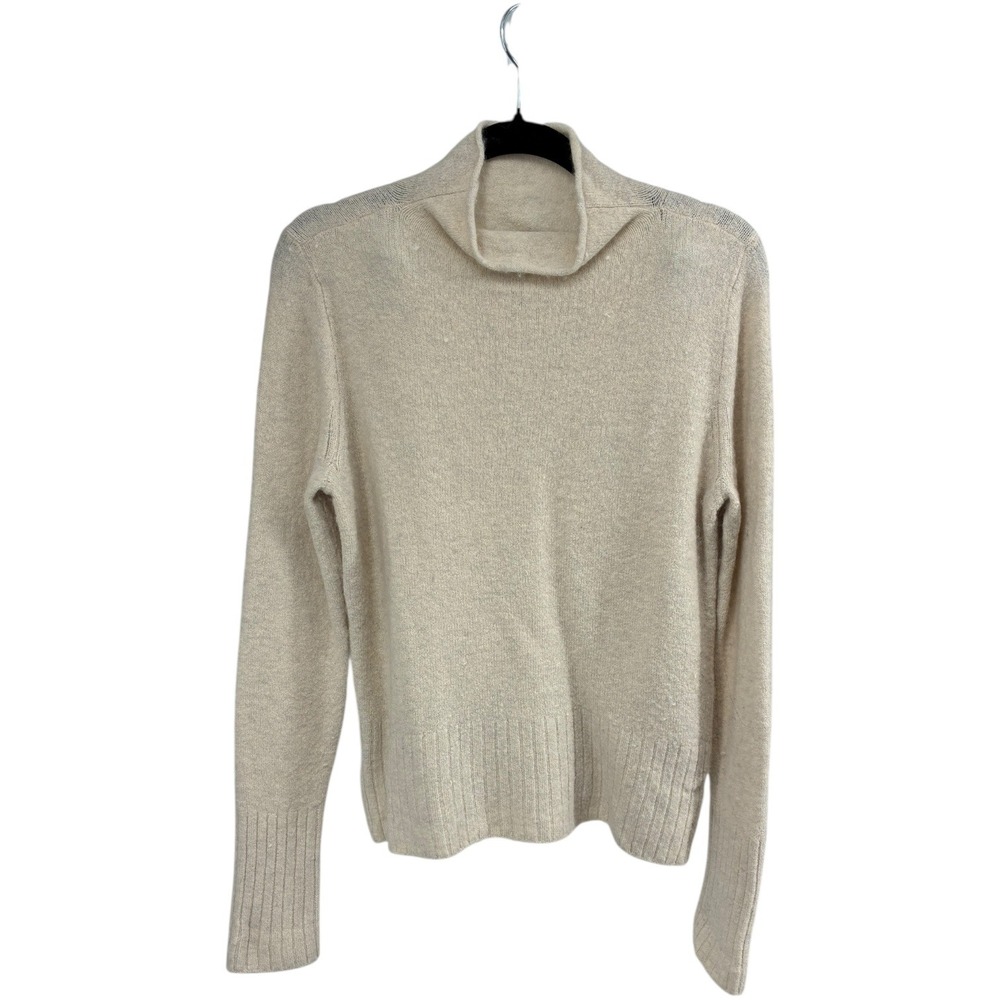 Madewell Merino Alpaca Blend Mock Neck Sweater Beige Size‎ M - Picture 5 of 5